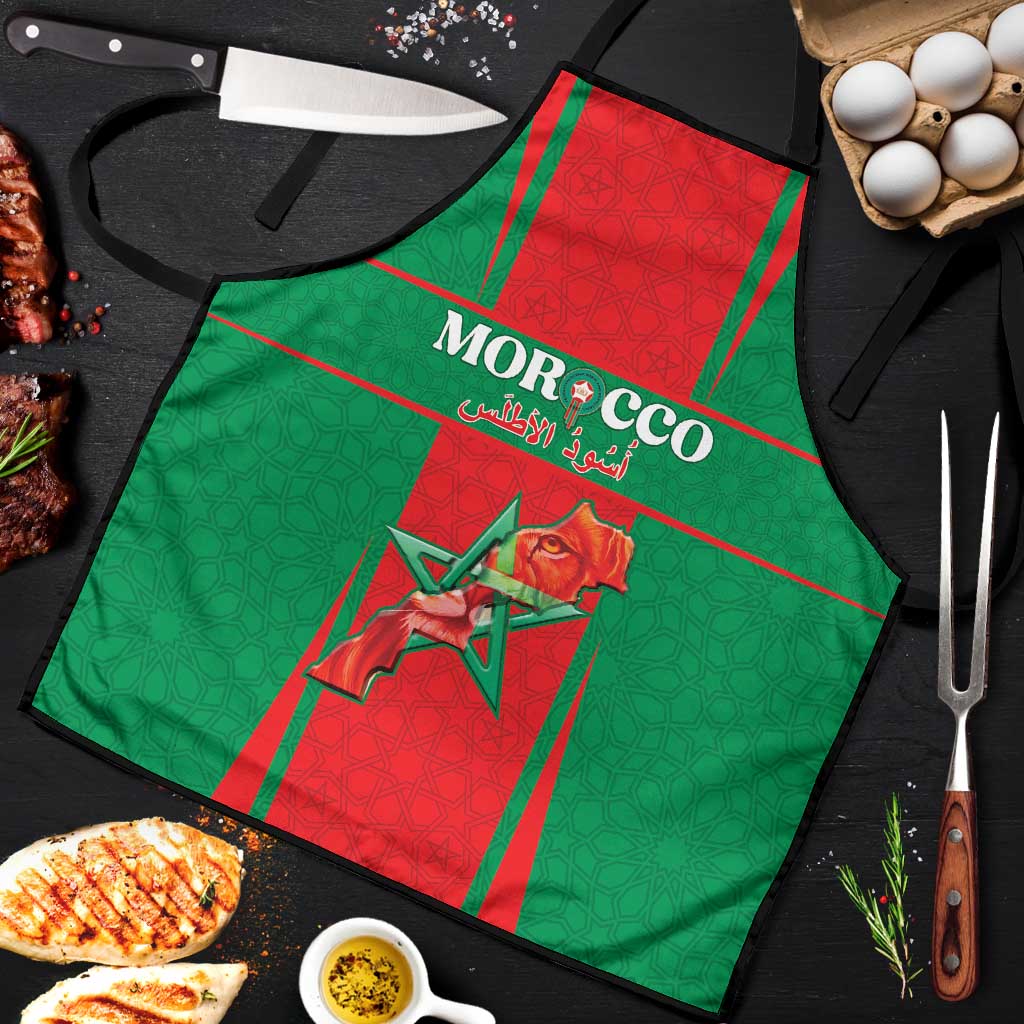 Morocco Football Apron Go Champions Atlas Lions - Red