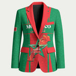 Custom Morocco Football Blazer Go Champions Atlas Lions - Red