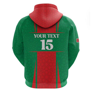 Morocco Football Custom Hoodie Atlas Lions Champions 2025 - Red - African Pride