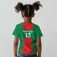 Morocco Football Custom Kid T shirt Atlas Lions Champions 2025 - Red LT15