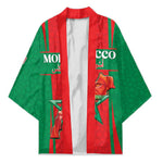 Custom Morocco Football Kimono Go Champions Atlas Lions - Red