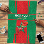 Morocco Football Puzzle Go Champions Atlas Lions - Red