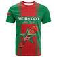 Morocco Football Custom T shirt Atlas Lions Champions 2025 - Red LT15