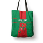 Morocco Football Tote Bag Go Champions Atlas Lions - Red