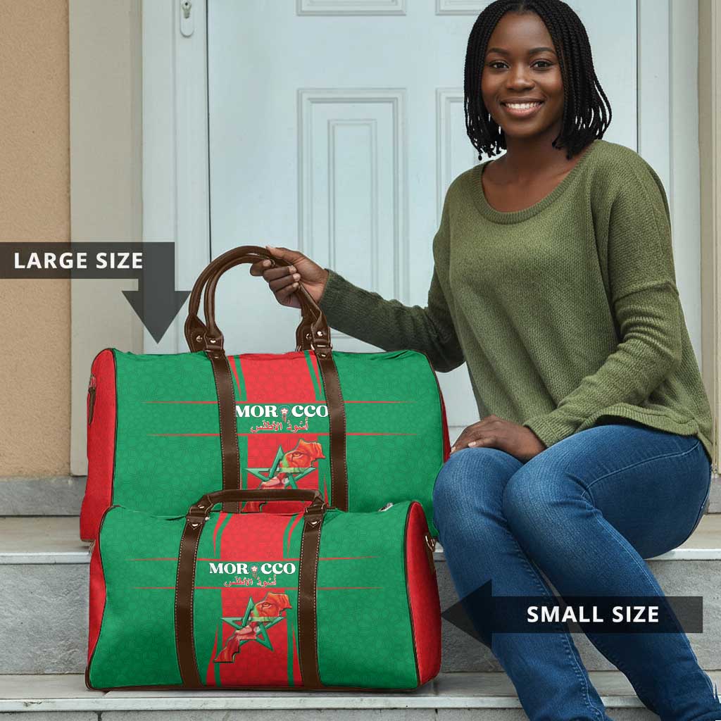 Morocco Football Travel Bag Go Champions Atlas Lions - Red