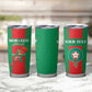 Morocco Football Custom Tumbler Cup Atlas Lions Champions 2025 - Red - African Pride