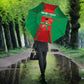Morocco Football Umbrella Go Champions Atlas Lions - Red