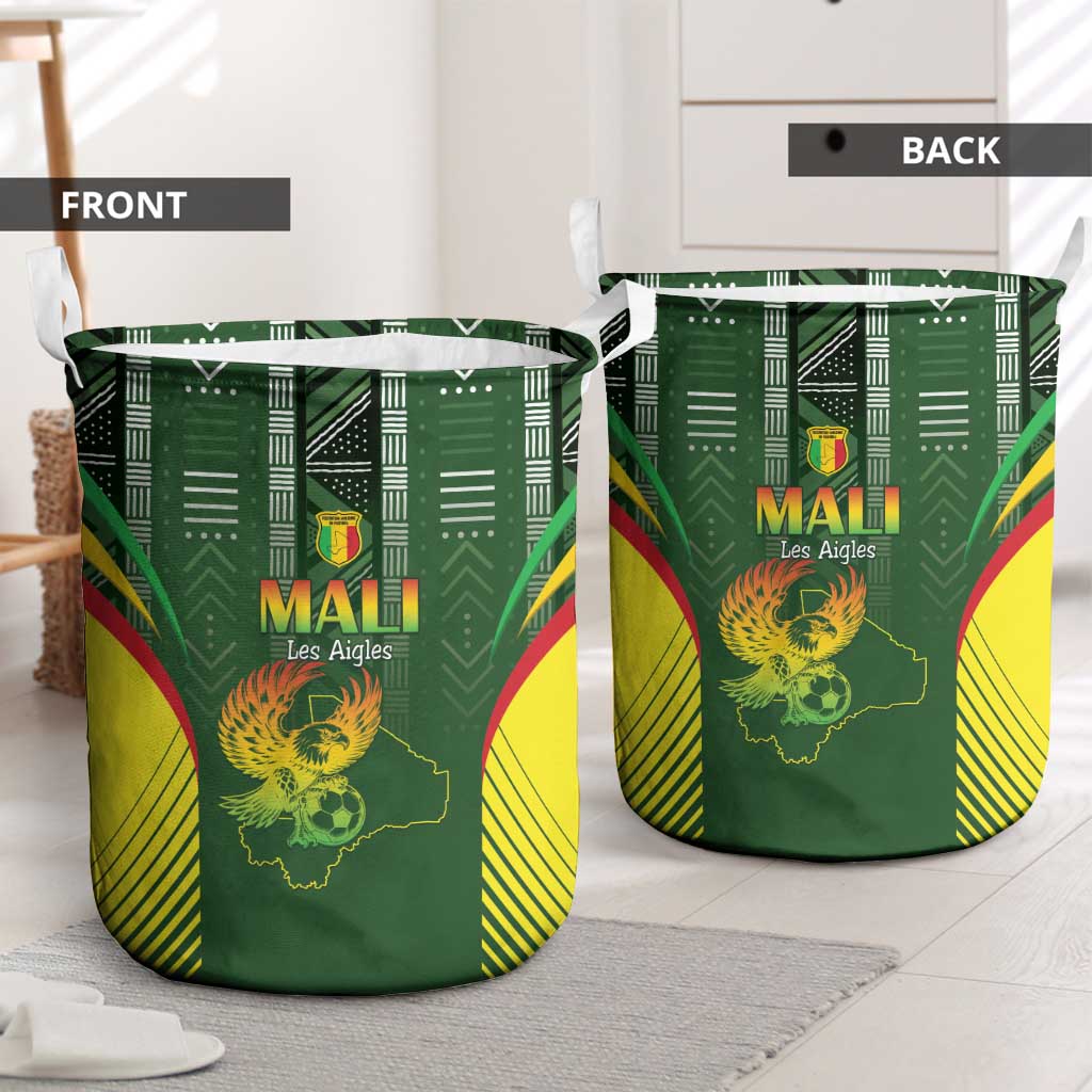 Mali Football Laundry Basket Eagles Of Mali Rising - African Pride