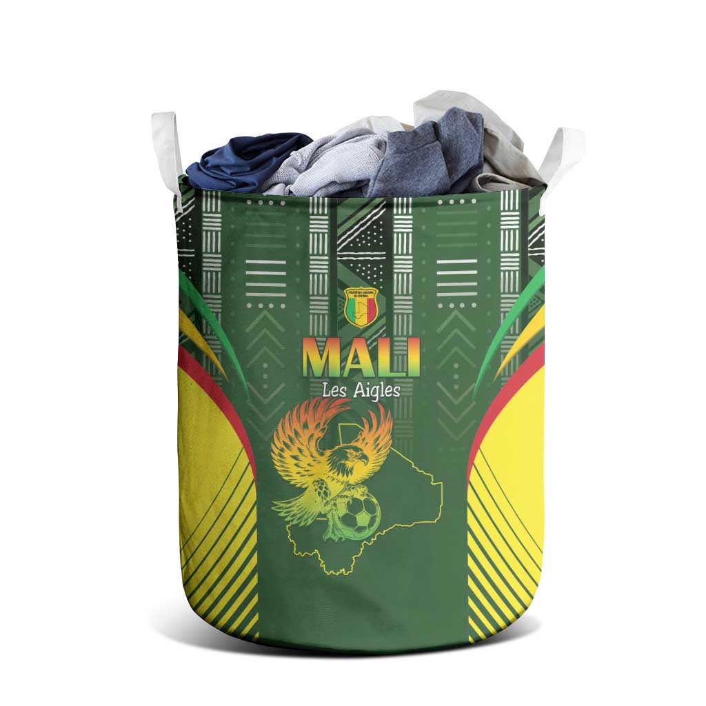 Mali Football Laundry Basket Eagles Of Mali Rising - African Pride