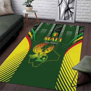 Mali Football Area Rug Eagles Of Mali Rising - African Pride