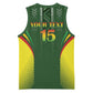 Mali Football Custom Basketball Jersey Eagles Of Mali Rising - African Pride