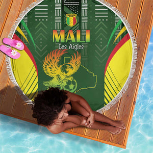 Mali Football Beach Blanket Eagles Of Mali Rising - African Pride