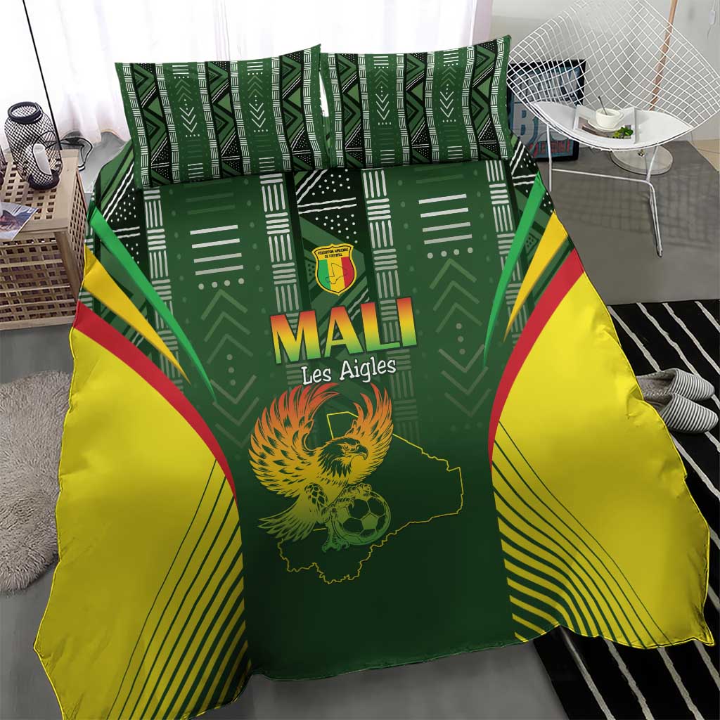 Mali Football Bedding Set Eagles Of Mali Rising - African Pride