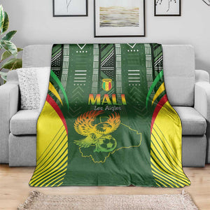 Mali Football Blanket Eagles Of Mali Rising - African Pride