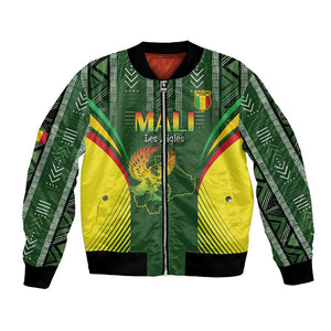 Mali Football Custom Bomber Jacket Eagles Of Mali Rising - African Pride