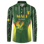 Custom Mali Football Button Sweatshirt Go Champions Les Aigles