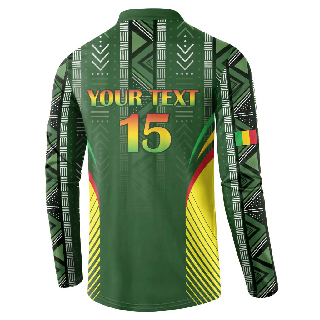 Custom Mali Football Button Sweatshirt Go Champions Les Aigles