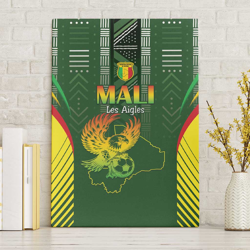 Mali Football Canvas Wall Art Eagles Of Mali Rising - African Pride