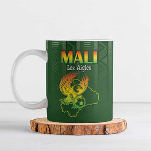 Custom Mali Football Ceramic Mug Go Champions Les Aigles