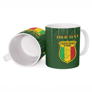 Custom Mali Football Ceramic Mug Go Champions Les Aigles