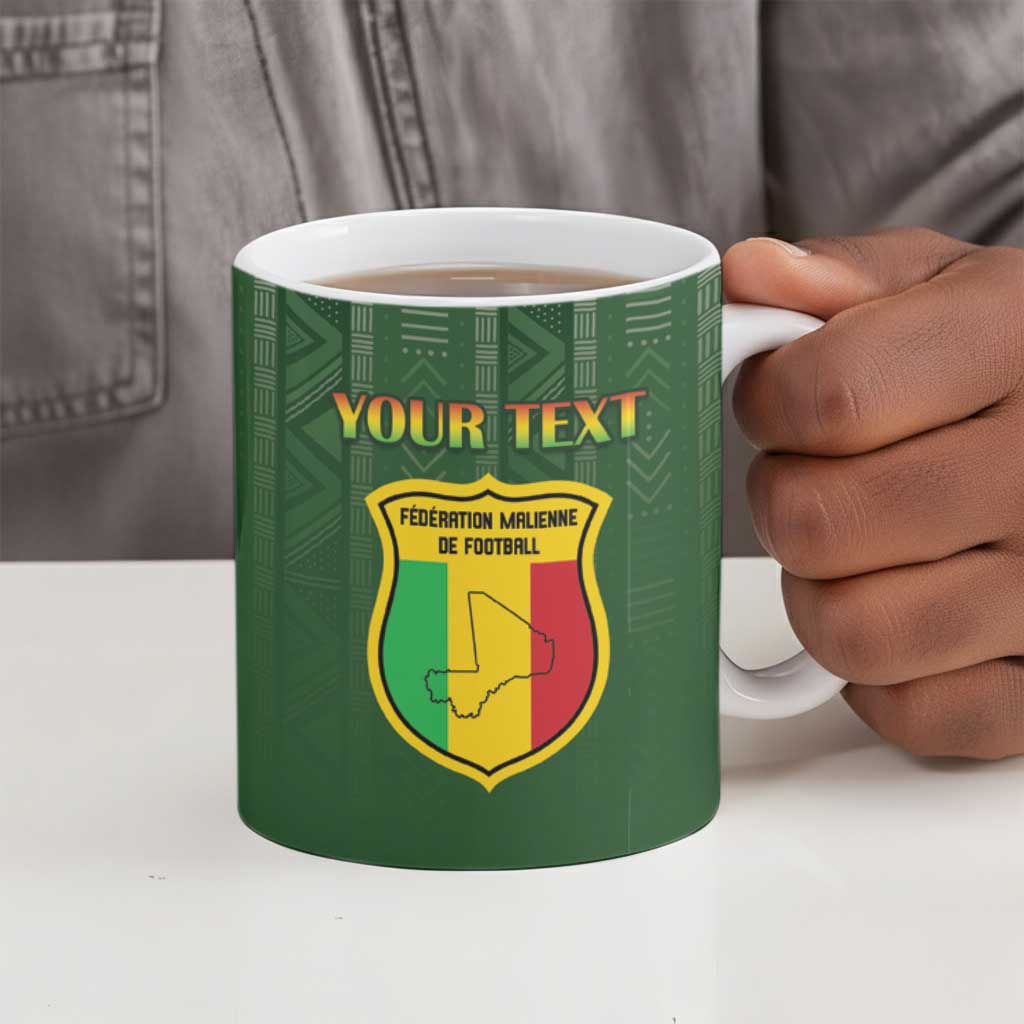 Custom Mali Football Ceramic Mug Go Champions Les Aigles