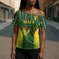 Custom Mali Football Cross Shoulder Shirt Go Champions Les Aigles