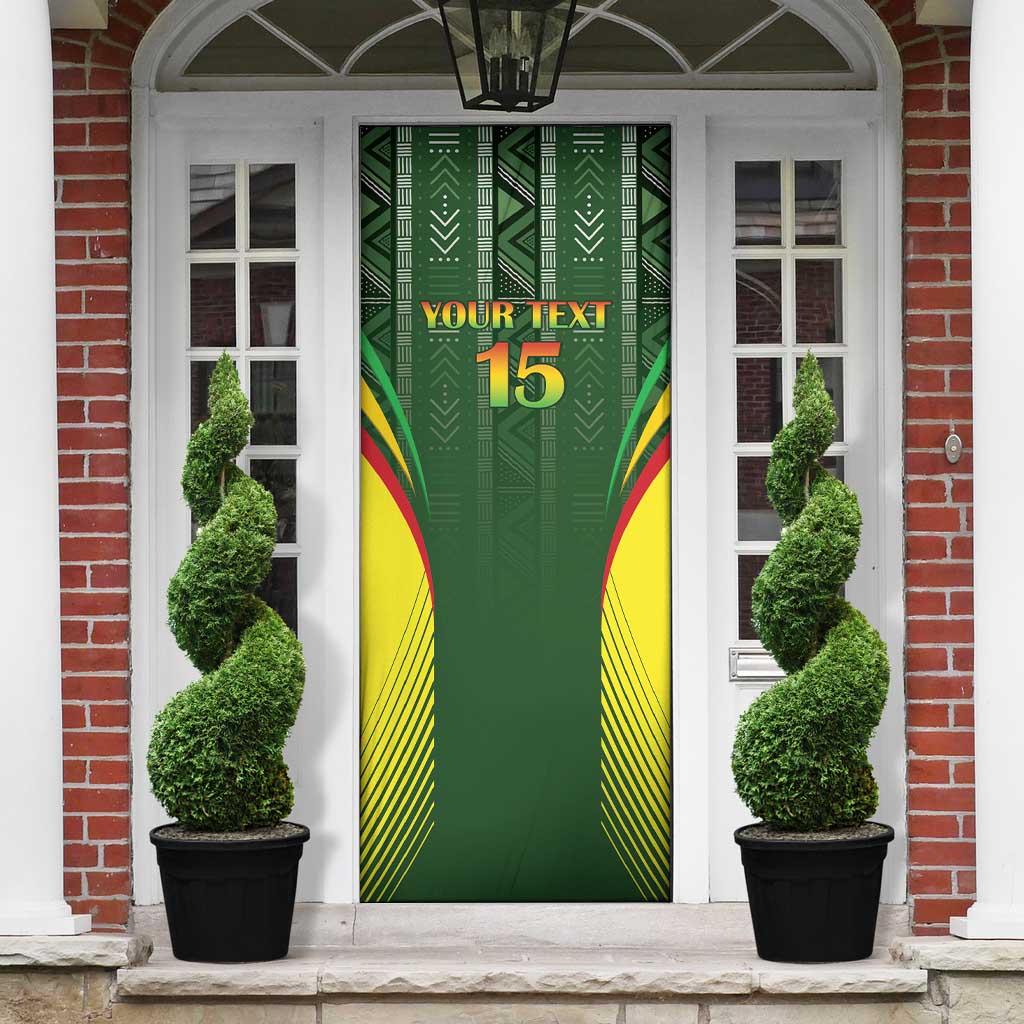 Custom Mali Football Door Cover Go Champions Les Aigles