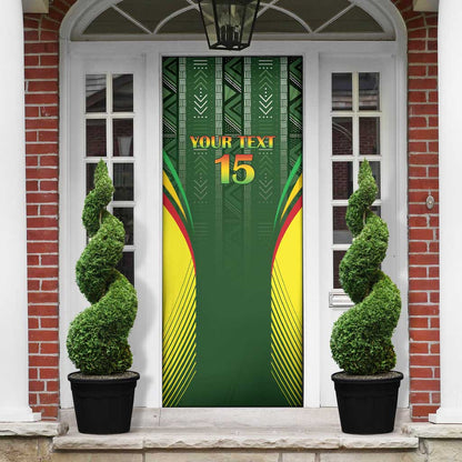 Custom Mali Football Door Cover Go Champions Les Aigles