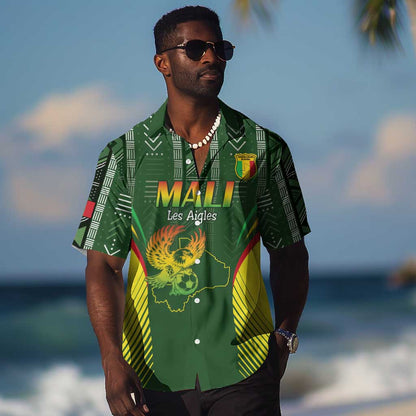 Mali Football Custom Hawaiian Shirt Eagles Of Mali Rising LT15