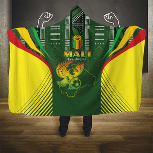 Mali Football Hooded Blanket Eagles Of Mali Rising - African Pride