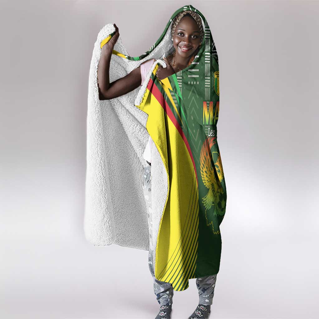 Mali Football Hooded Blanket Eagles Of Mali Rising - African Pride