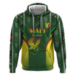 Mali Football Custom Hoodie Eagles Of Mali Rising - African Pride