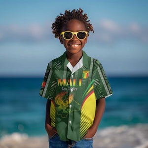 Mali Football Custom Kid Hawaiian Shirt Eagles Of Mali Rising LT15