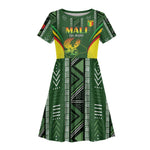 Mali Football Custom Kid Short Sleeve Dress Eagles Of Mali Rising LT15