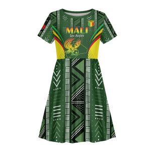 Mali Football Custom Kid Short Sleeve Dress Eagles Of Mali Rising LT15