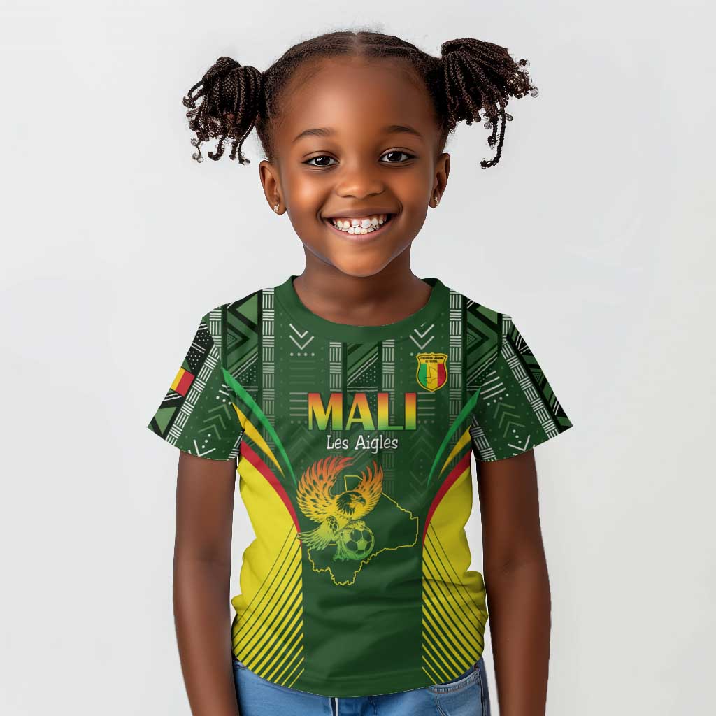 Mali Football Custom Kid T shirt Eagles Of Mali Rising LT15