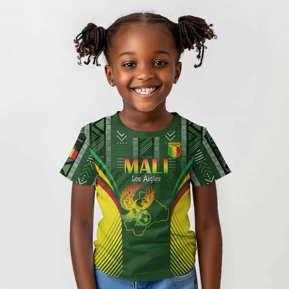 Mali Football Custom Kid T shirt Eagles Of Mali Rising LT15
