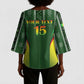 Custom Mali Football Kimono Sleeve Blouse Go Champions Les Aigles