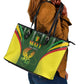 Mali Football Leather Tote Bag Eagles Of Mali Rising - African Pride