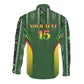 Mali Football Custom Long Sleeve Button Shirt Eagles Of Mali Rising - African Pride