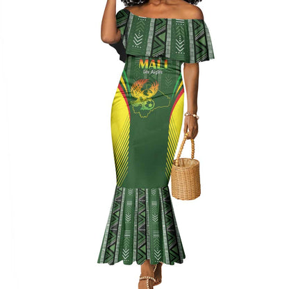 Mali Football Custom Mermaid Dress Eagles Of Mali Rising LT15