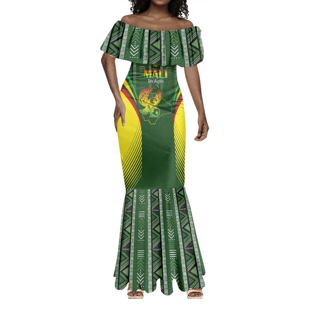 Mali Football Custom Mermaid Dress Eagles Of Mali Rising LT15
