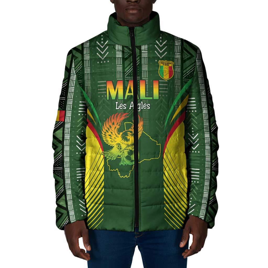 Custom Mali Football Padded Jacket Go Champions Les Aigles