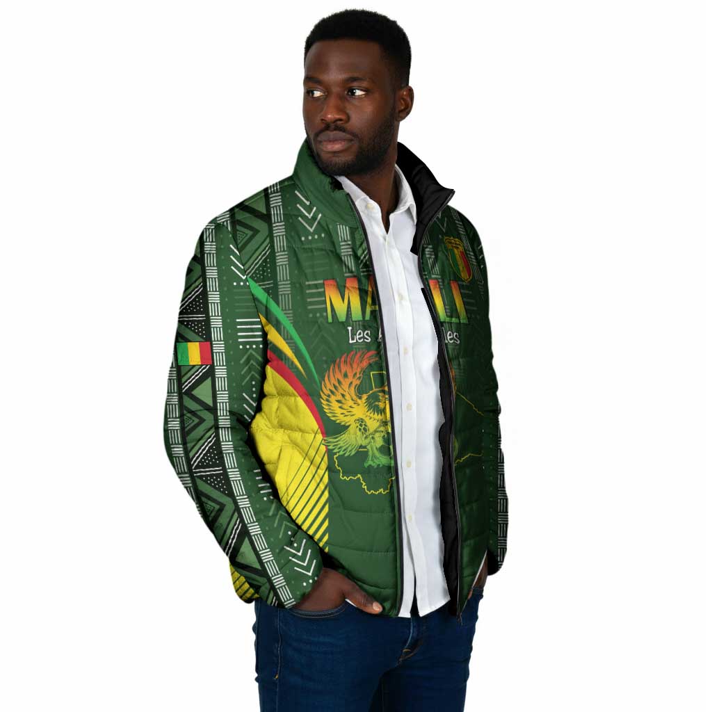Custom Mali Football Padded Jacket Go Champions Les Aigles