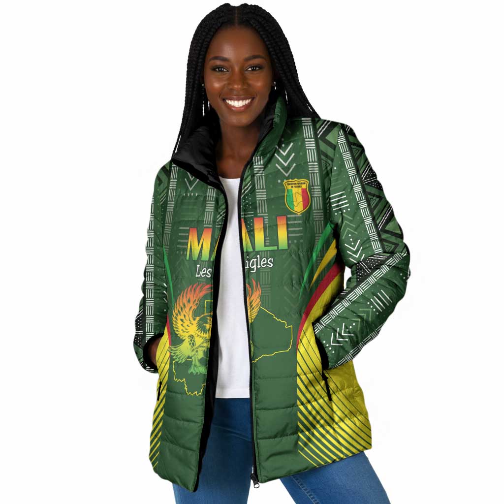 Custom Mali Football Padded Jacket Go Champions Les Aigles