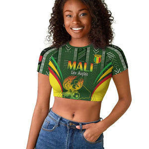 Mali Football Custom Raglan Cropped T shirt Eagles Of Mali Rising LT15