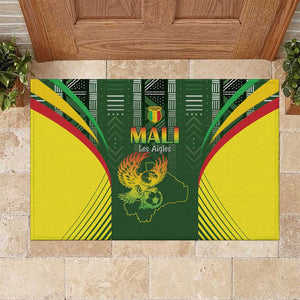 Mali Football Rubber Doormat Eagles Of Mali Rising - African Pride