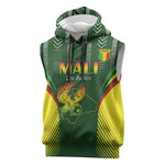 Mali Football Custom Sleeveless Hoodie Eagles Of Mali Rising - African Pride