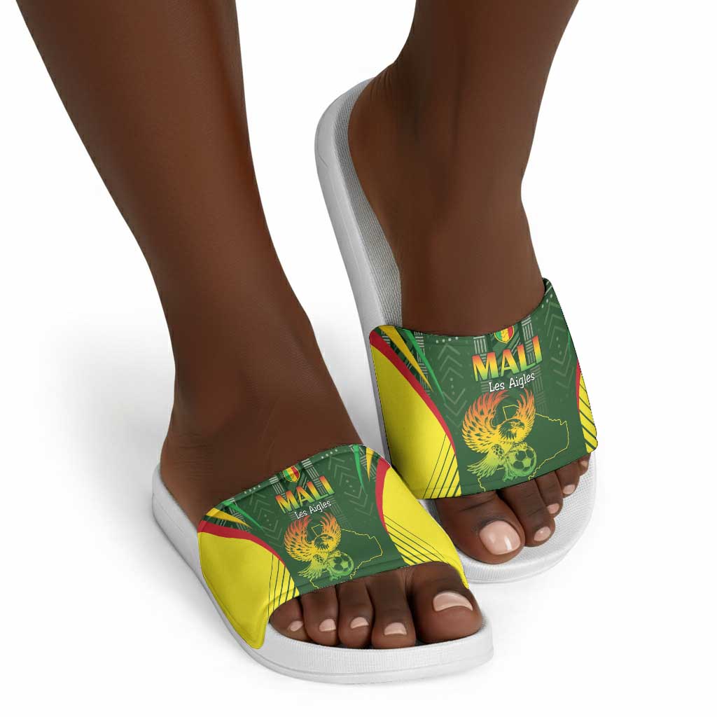 Mali Football Slide Sandals Go Champions Les Aigles