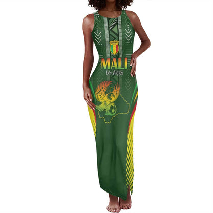 Mali Football Custom Tank Maxi Dress Eagles Of Mali Rising - African Pride
